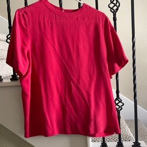💯% silk blouse